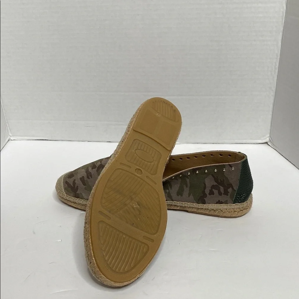 Maypol Camouflage Espadrille Flats Size 10